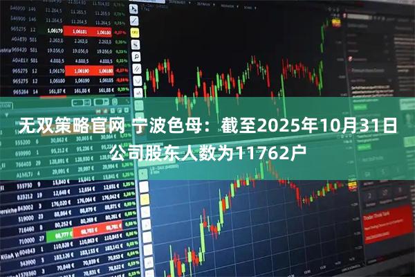 无双策略官网 宁波色母：截至2025年10月31日公司股东人数为11762户