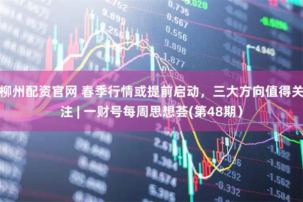 柳州配资官网 春季行情或提前启动，三大方向值得关注 | 一财号每周思想荟(第48期）